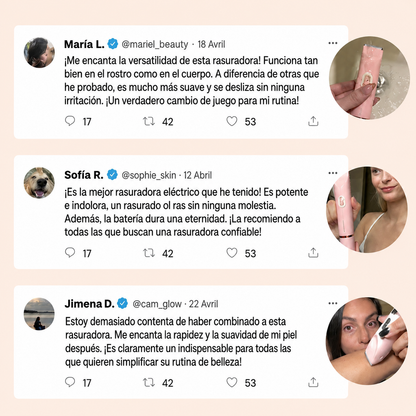 Depiladora 2 en 1 ELINA BEAUTY para piel sensible